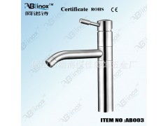 304不銹鋼面盆水龍頭ab003零售價格 圖片 規格 尺寸 南海悅佳裝飾五金廠