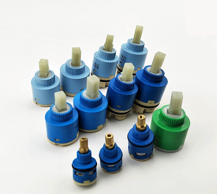 jomoo九牧快開龍頭閥芯九牧冷熱水龍頭閥芯菜盆雙把龍頭陶瓷芯_7折