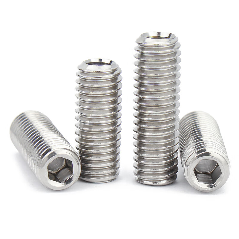 modx空心緊定 304不銹鋼機米螺絲內六角通孔螺釘閥芯中空螺栓m6