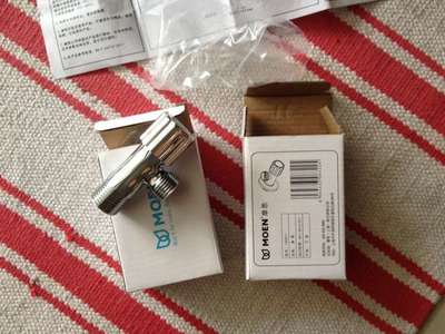 摩恩(MOEN) 100611BD 精銅陶瓷閥芯三角閥套裝 (五件套)--摩恩角閥(寧波產地)